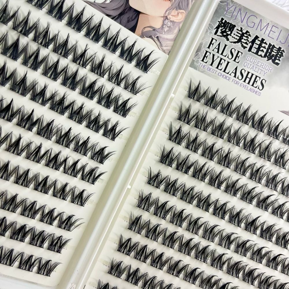 Eyelash Extension No 11 - 100/130/200 Cluster Bulu Mata Palsu Hitam