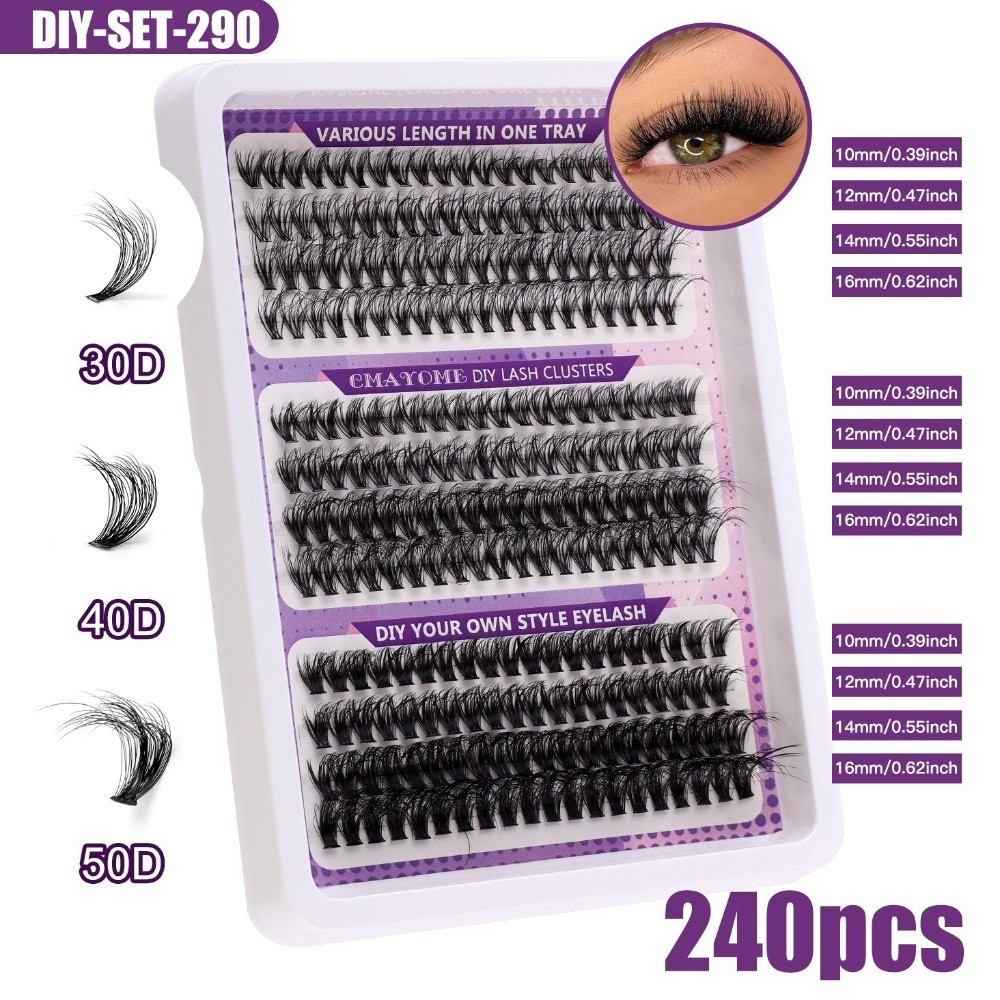 Lashes Eyelash Extension - Bulu Mata Palsu Natural Look Wispy