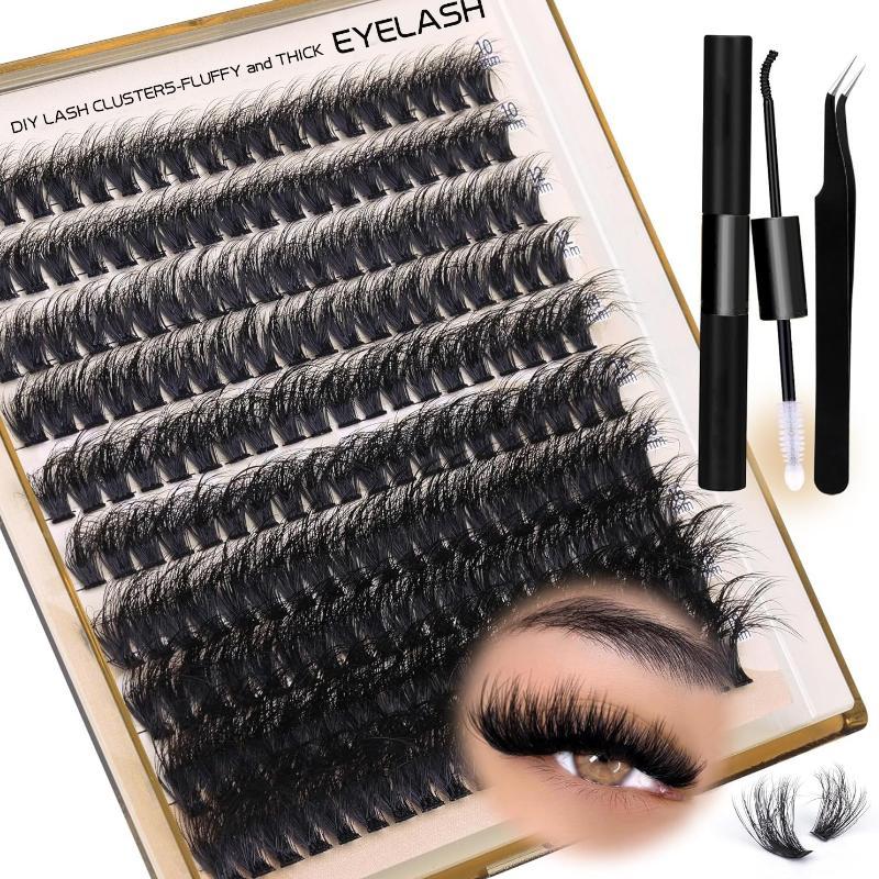 Lashes Eyelash Extension - Bulu Mata Tebal Lembut Baru, Cluster