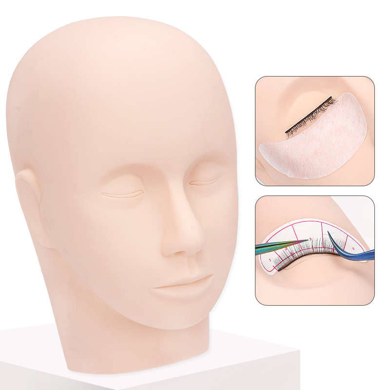 Eyelash Extension Guide - 1 buah Kepala Manekin Palsu untuk