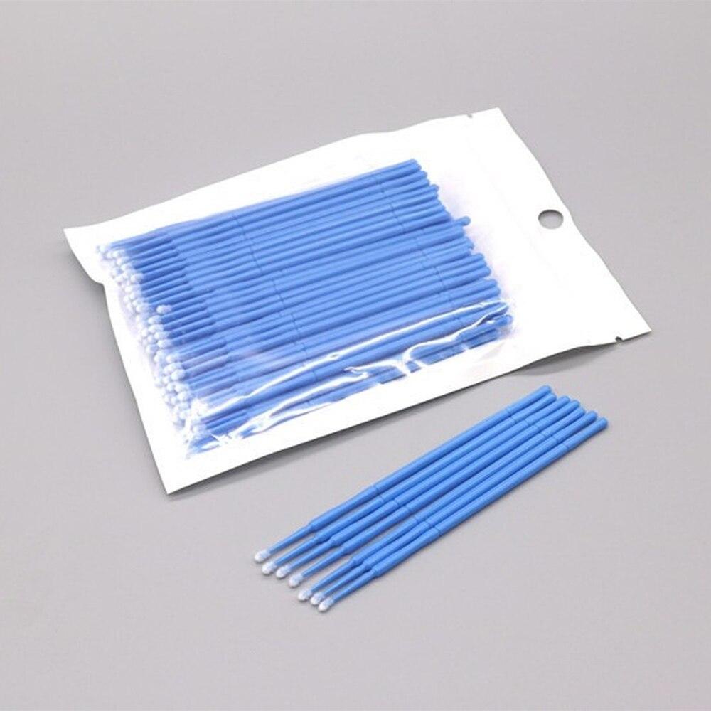 100 Buah/Lot Kuas Mikro Riasan - Eyelash Extension Repair ulasan dan harga