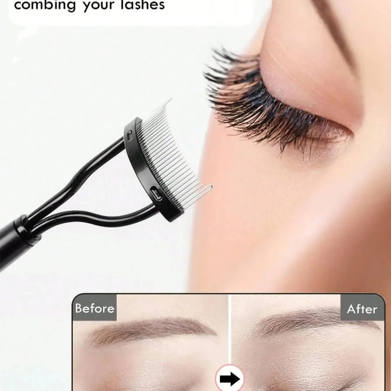1/2 Buah Sisir Penata Bulu Mat - Eyelash Extension Guide ulasan dan harga