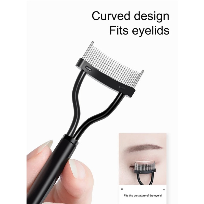 1/2 Buah Sisir Penata Bulu Mat - Eyelash Extension Guide ulasan dan harga