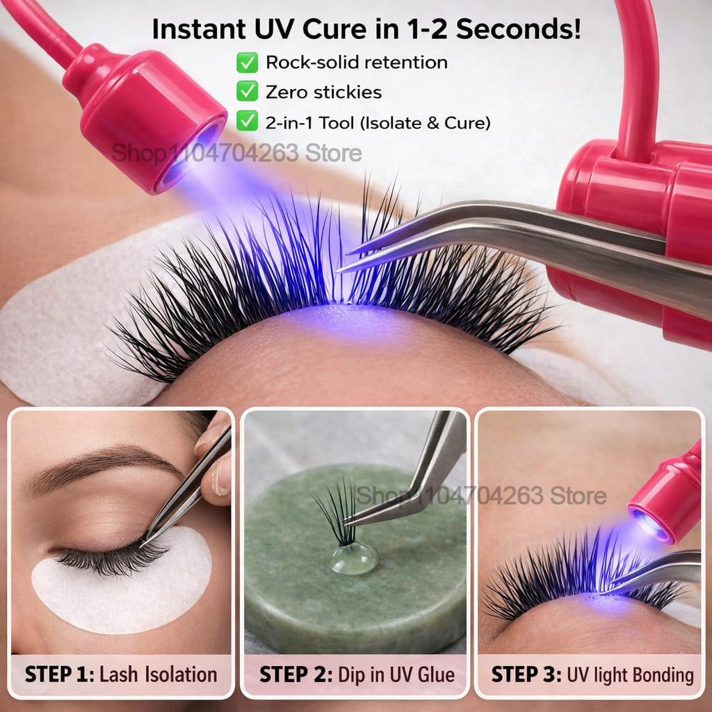 Lampu UV Mini untuk Bulu Mata  - Eyelash Extension Uv ulasan dan harga