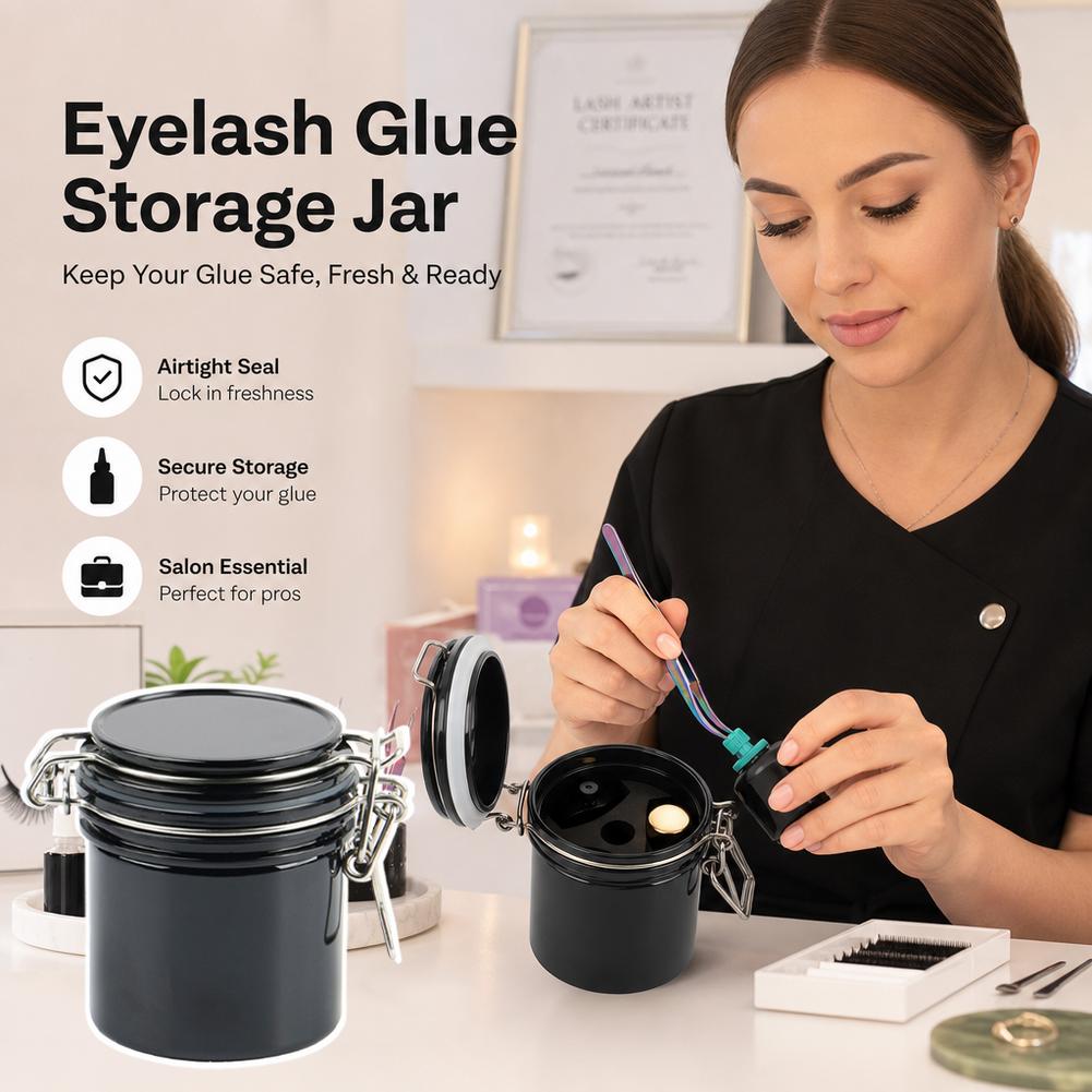 Wadah Penyimpanan Lem Bulu Mat - Eyelash Extension Repair ulasan dan harga