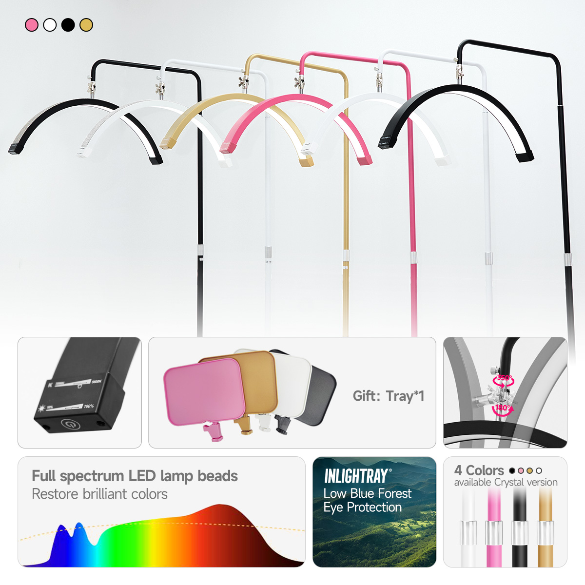 Lampu Salon LED Setengah Bulan - Eyelash Extension No 11 ulasan dan harga