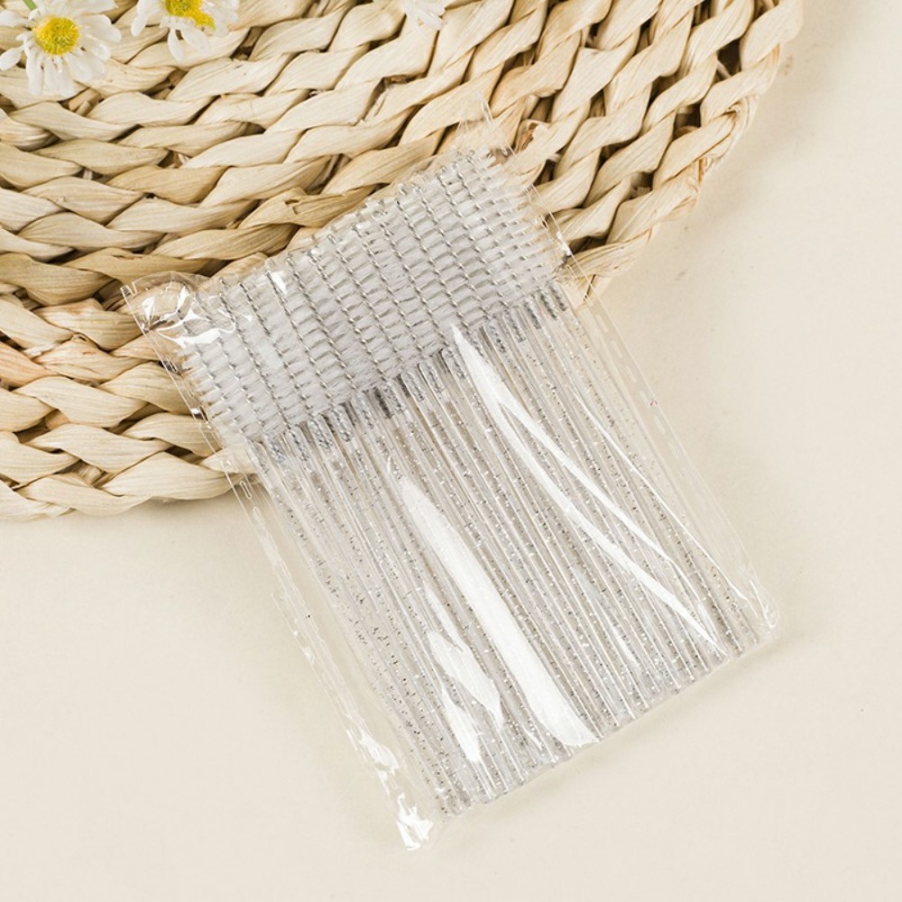 50-100 Buah Sisir Kuas Bulu Ma - Eyelash Extension Salon ulasan dan harga